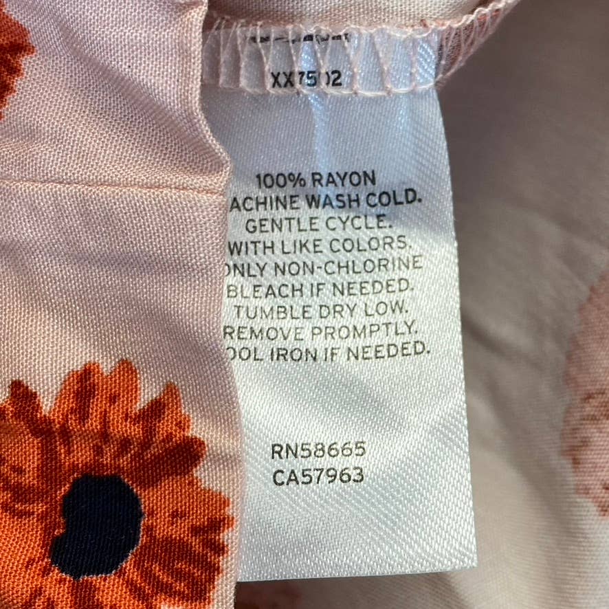 ABOUND Women's Pink Daisy Dots Easy Flowy Lightweight Elastic Waist Pull-On Shorts SZ XXS