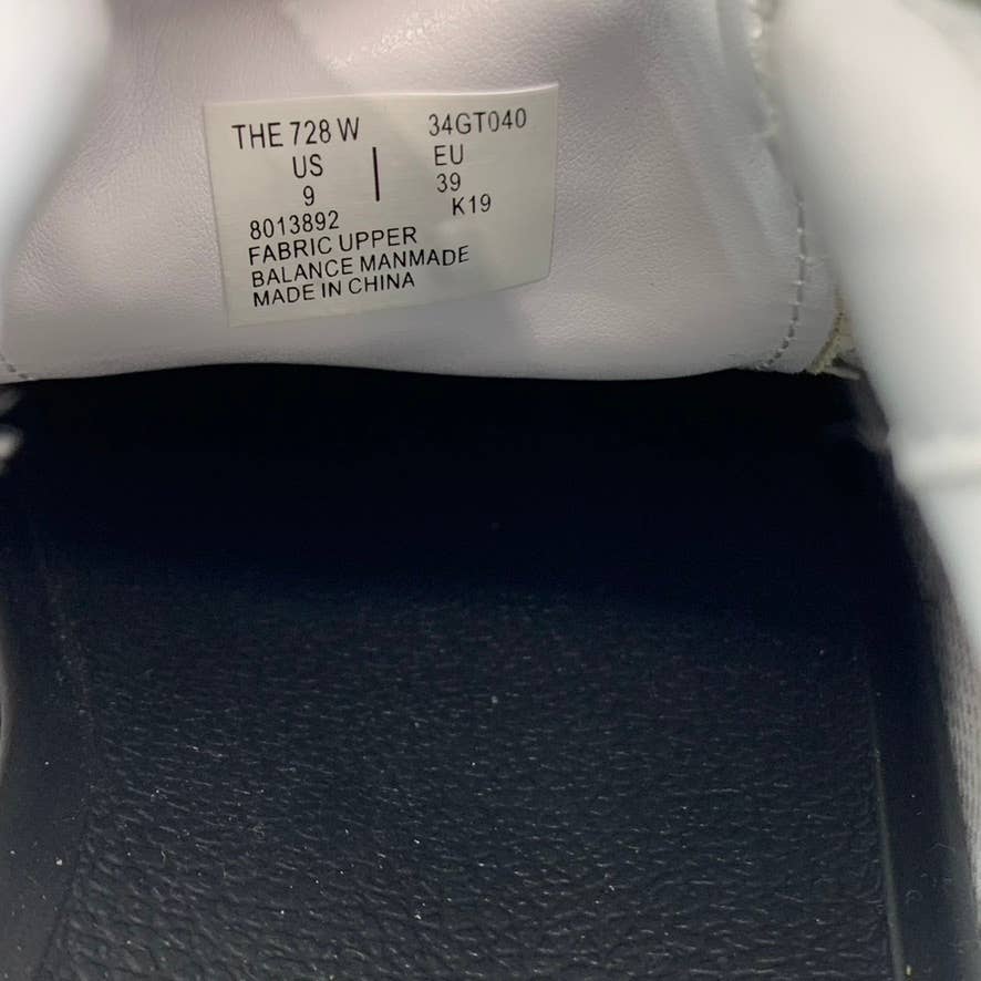 GOATS Women's White Canvas The 728 Cross Straps Platform Slip-On Sneakers SZ 9