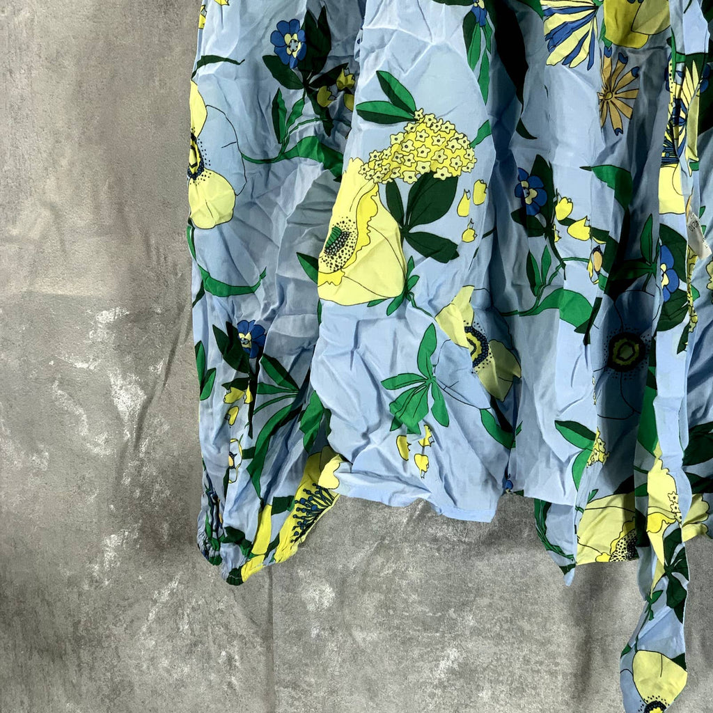 INC INTERNATIONAL CONCEPTS Women's Mabel Bouquet Ruffled Floral-Print Top SZ XL