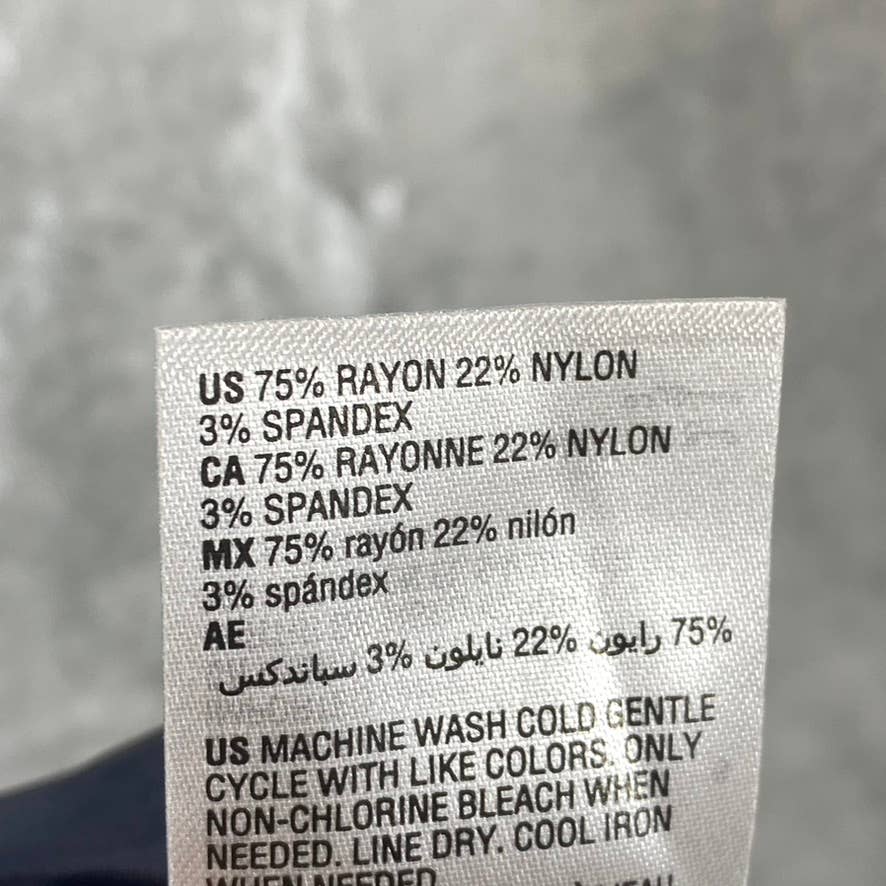 INC INTERNATIONAL Women's Deep Twilight Mid-Rise Bermuda Pull-On Shorts SZ 6