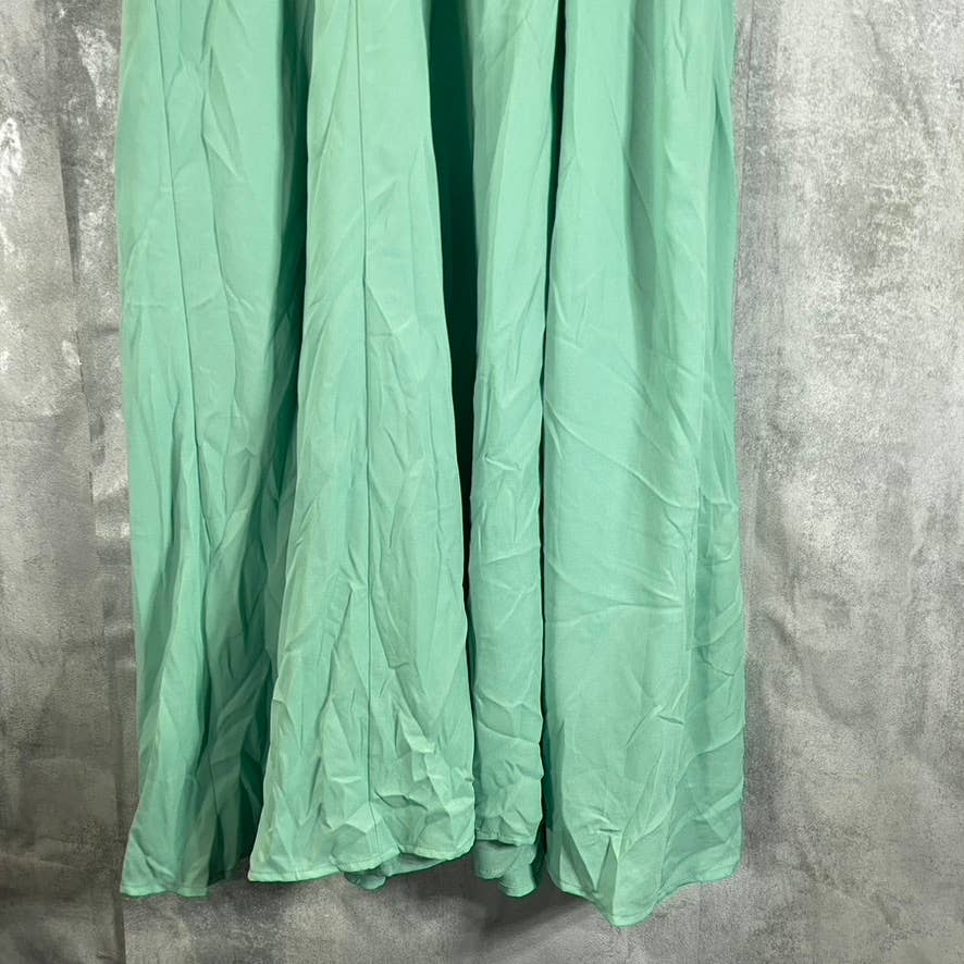 ALFANI Women's Fresh Spring Tie-Front Keyhole Elbow-Sleeve Midi Dress SZ M