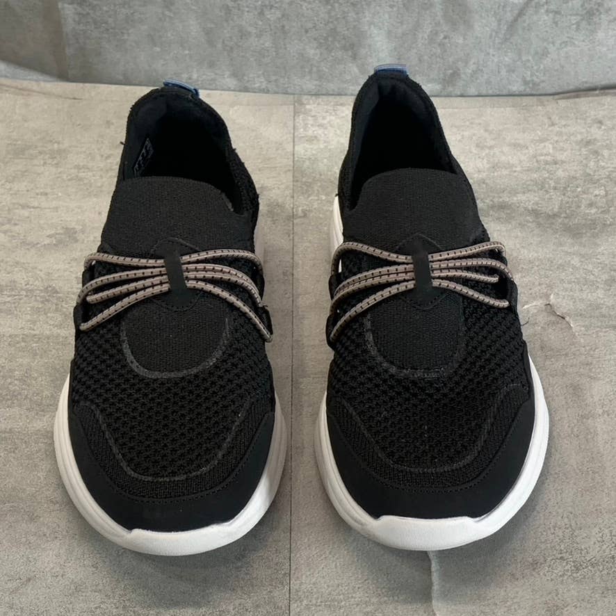 CLARKS Women's Black Combo Fabric Ezera Run Slip-On Sneakers SZ 6.5