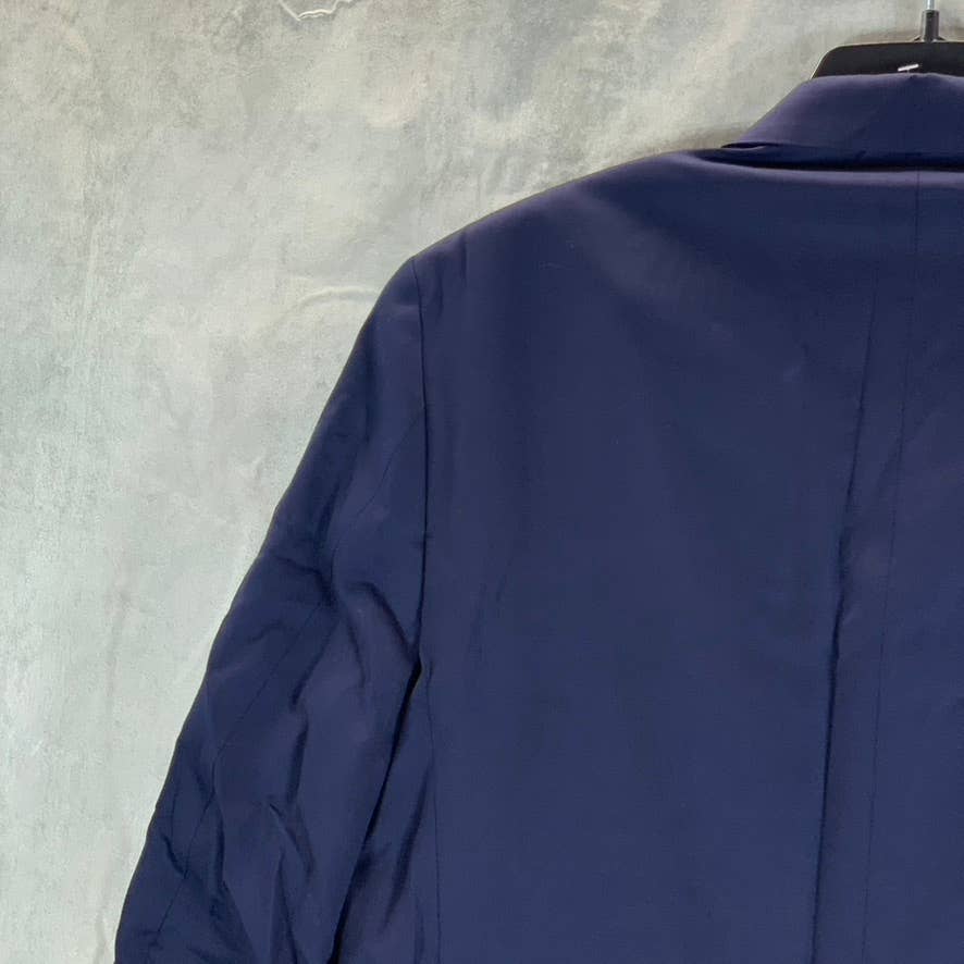 TOMMY HILFIGER Men's Navy Th-Flex Stretch Twill Modern-Fit 2-Button Suit Jacket