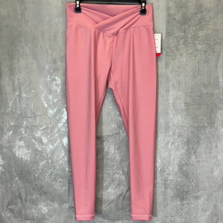 PRO-FIT Activewear Pudra Lightweight Breathable Surplice High-Waist Pull-On Leggings SZ L