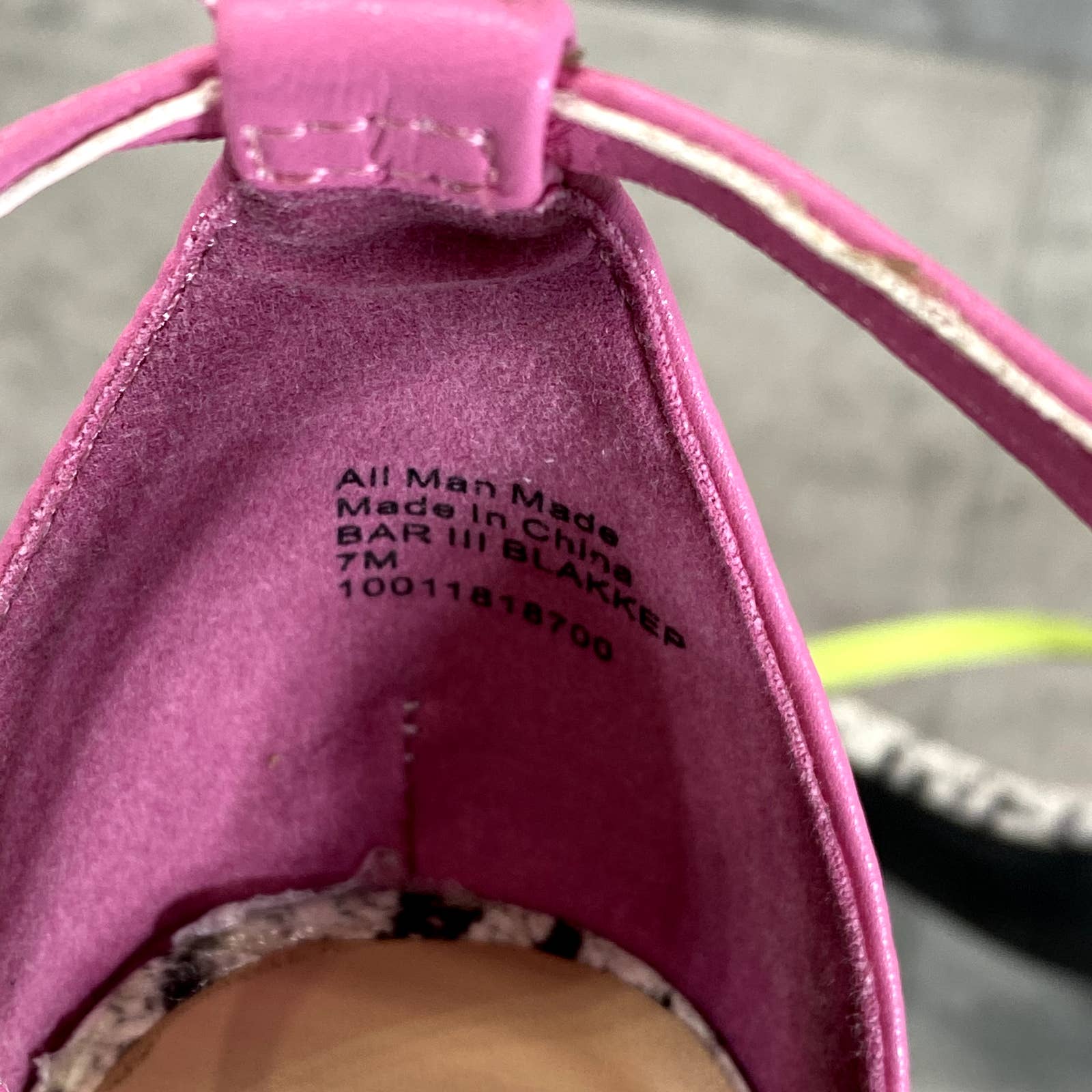 BAR III Women's Multi Smooth Blakke Square-Toe Ankle-Strap Block-Heel Sandal SZ7