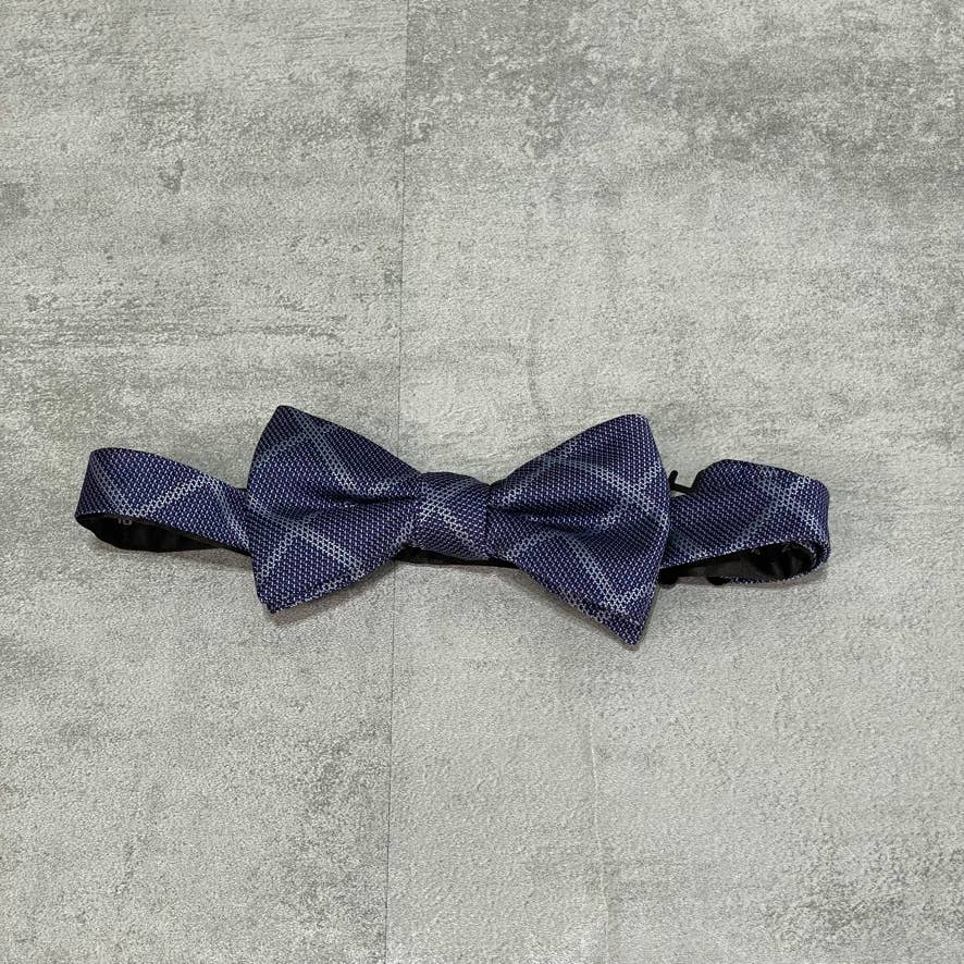 ALFANI Men's Blue Printed Adjustable Bow Tie SZ OS