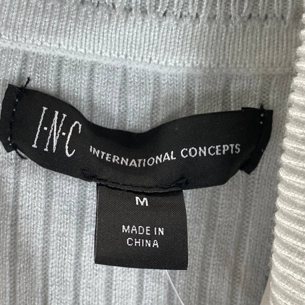 INC INTERNATIONAL CONCEPTS Men's White Pure Ascher Rollneck Sweater SZ M