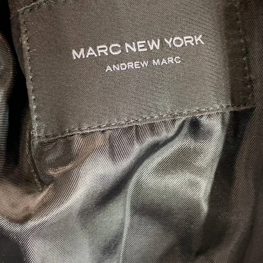 MARC NEW YORK Men's Black Short Modern-Fit Two-Button Suit Jacket SZ 40S