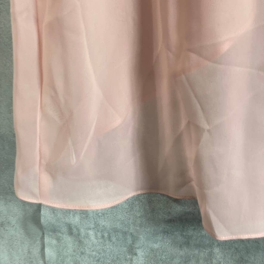 SLNY Women's Faded Rose Bead Embellished Cuff 3/4 Sleeve Drape Jacket SZ10