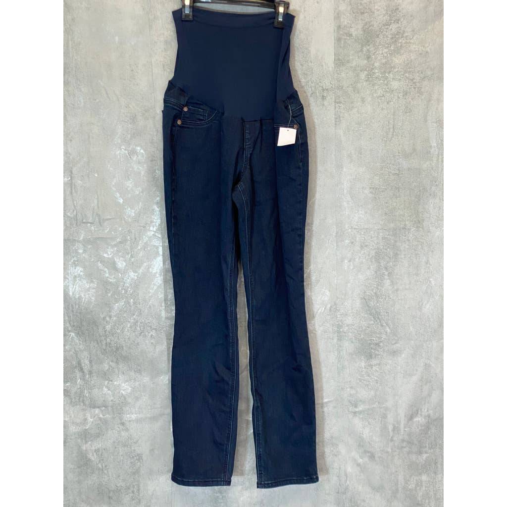 MOTHERHOOD Indigo Blue Secret Fit Belly Stretch Ankle Maternity Jeggings SZ XL