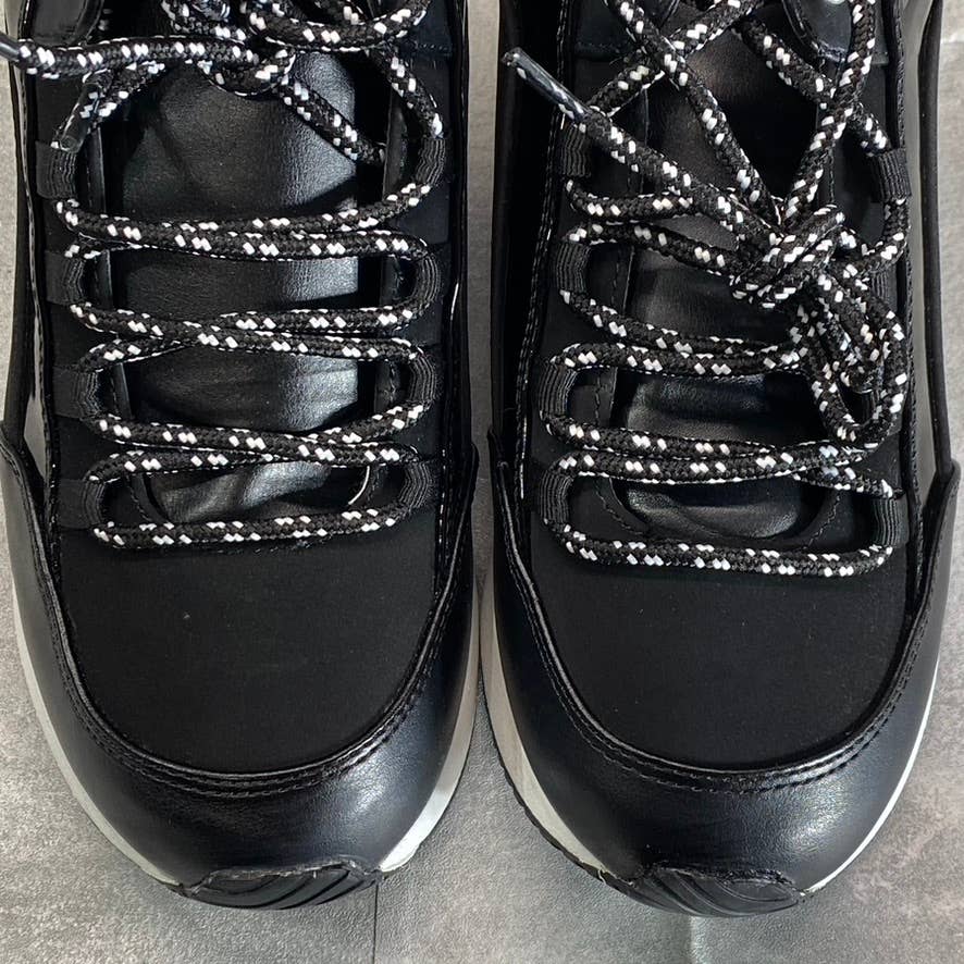 ALFANI Step N' Flex Women's Black Waldenn Lace-Up Wedge Platform Sneakers SZ 5.5