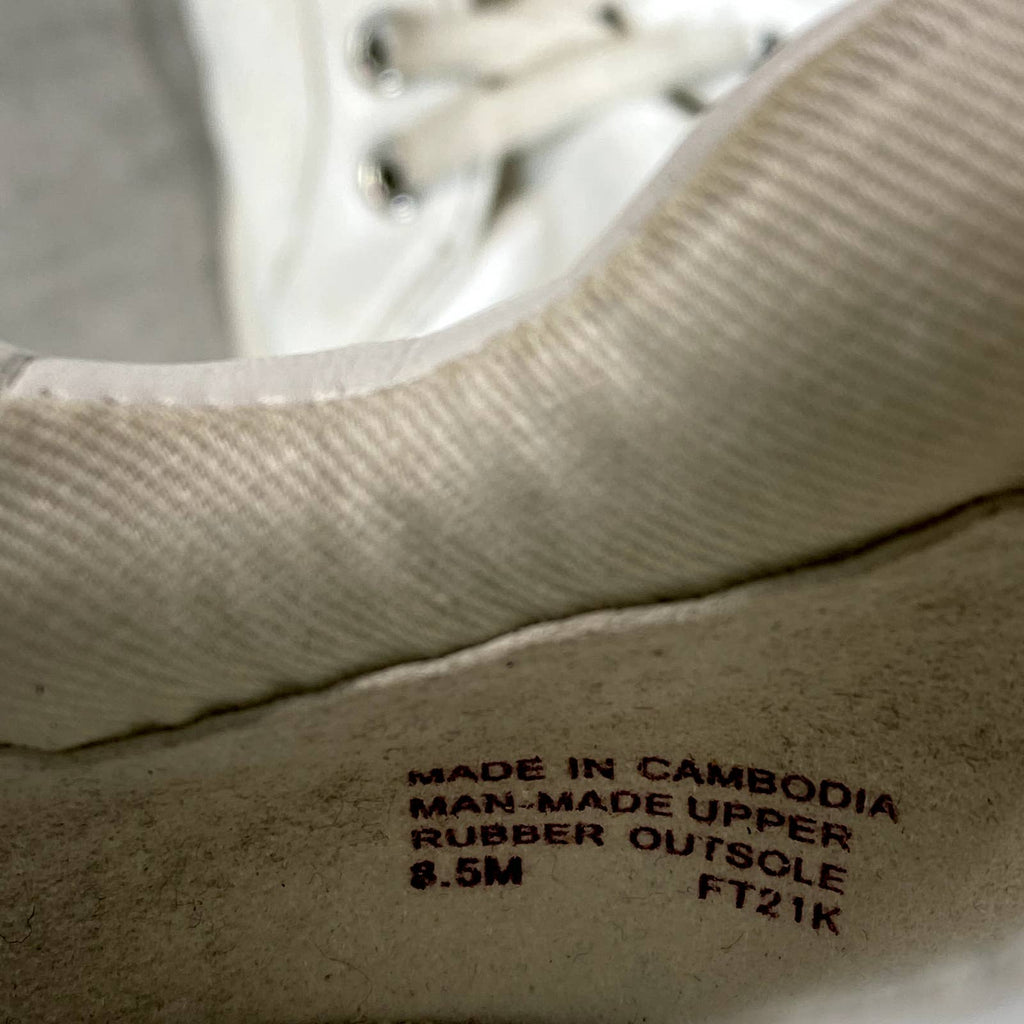 MICHAEL MICHAEL KORS Women's White Emmett Puffy Embossed Platform SneakersSZ 8.5