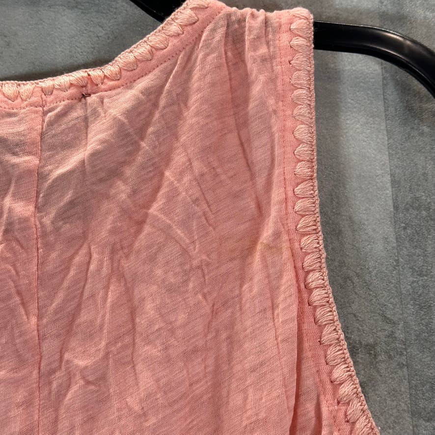 INC INTERNATIONAL CONCEPTS Women's Mango Beach Embroidered High-Low Tank SZ M