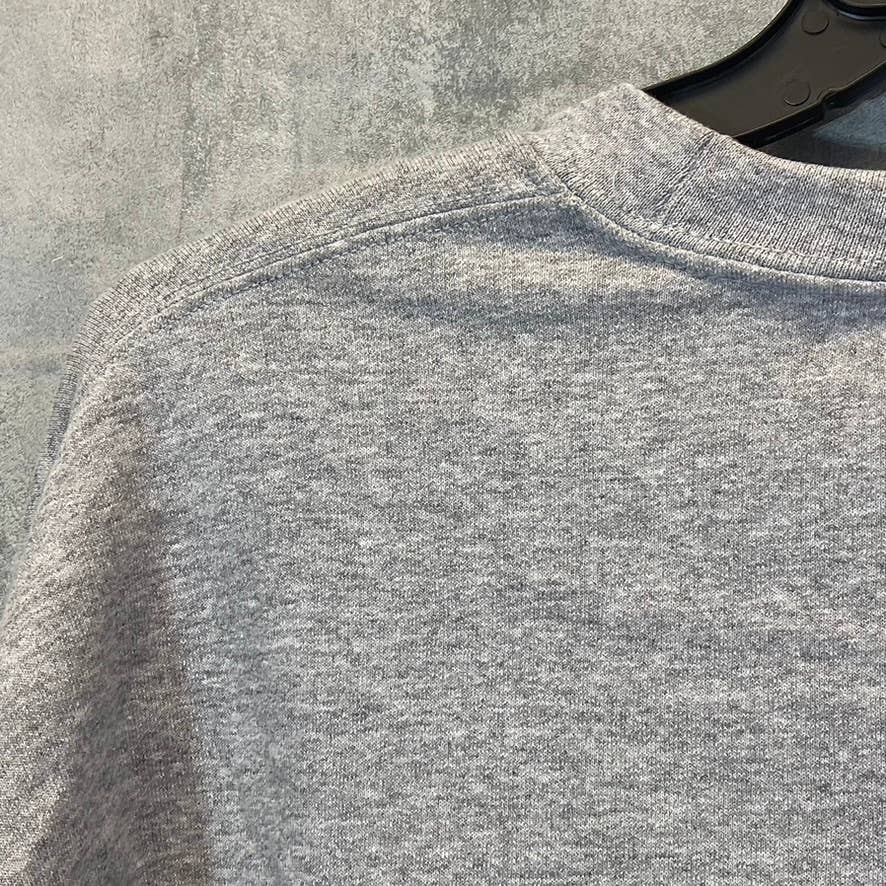 BP. Women's Gray Ying Yang Lover Graphic Crewneck Pullover Sweater SZ L