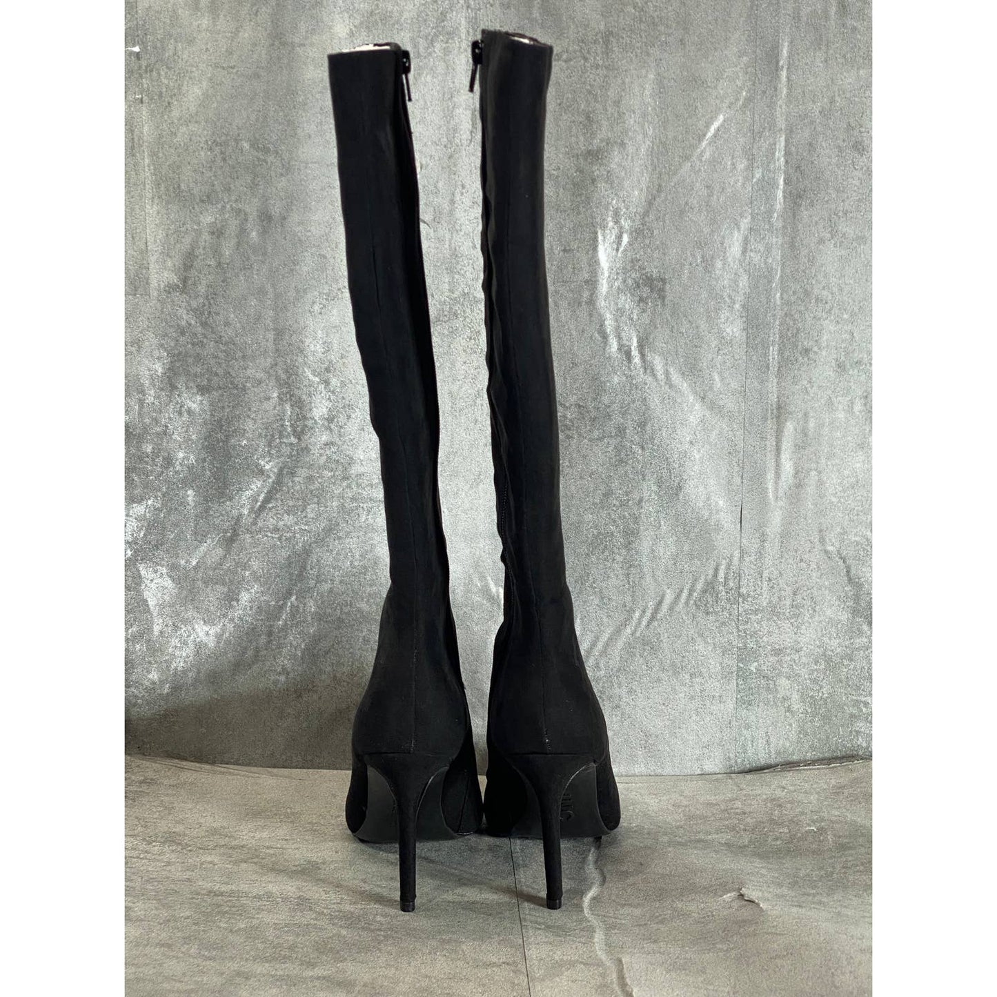 INC INTERNATIONAL CONCEPTS Women's Black Rajel Knee-High Dress Stiletto Boot SZ7