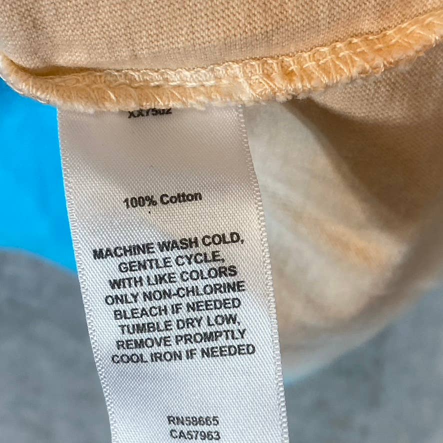 ABOUND Women's Blue-Orange Tie-Dye Raw Hem Crewneck T-Shirt SZ S