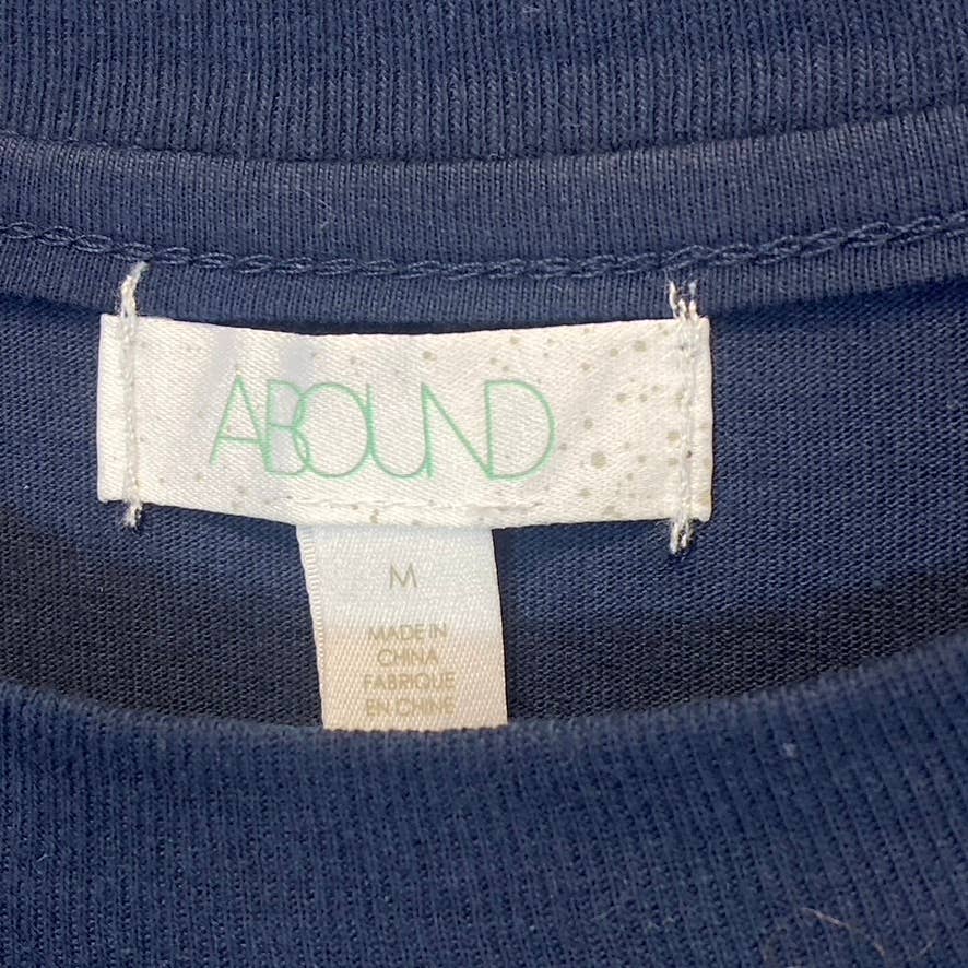 ABOUND Women's Navy 'Be Kind' Graphic Oversized Crewneck Short Sleeve T-Shirt SZ M