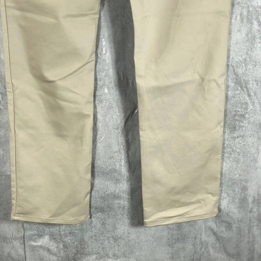 CALVIN KLEIN Men's Plaza Taupe Move 365 Slim-Fit Performance Stretch Pants SZ 33