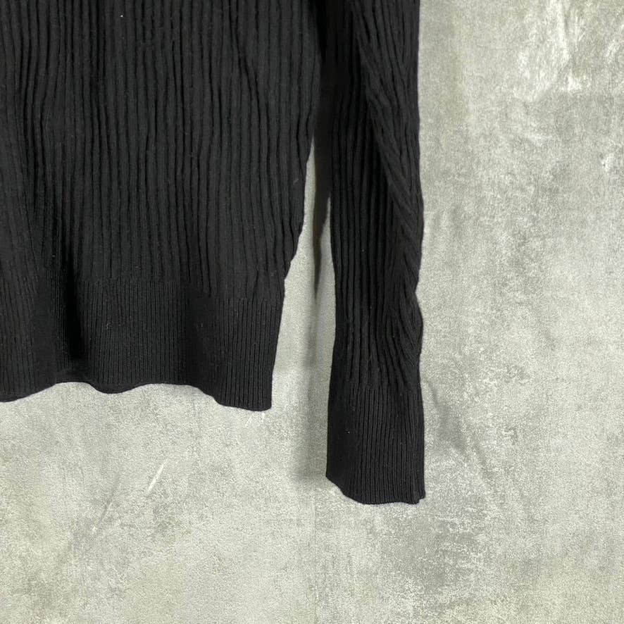INC INTERNATIONAL CONCEPTS Men's Deep Black Ascher Rollneck Sweater SZ S