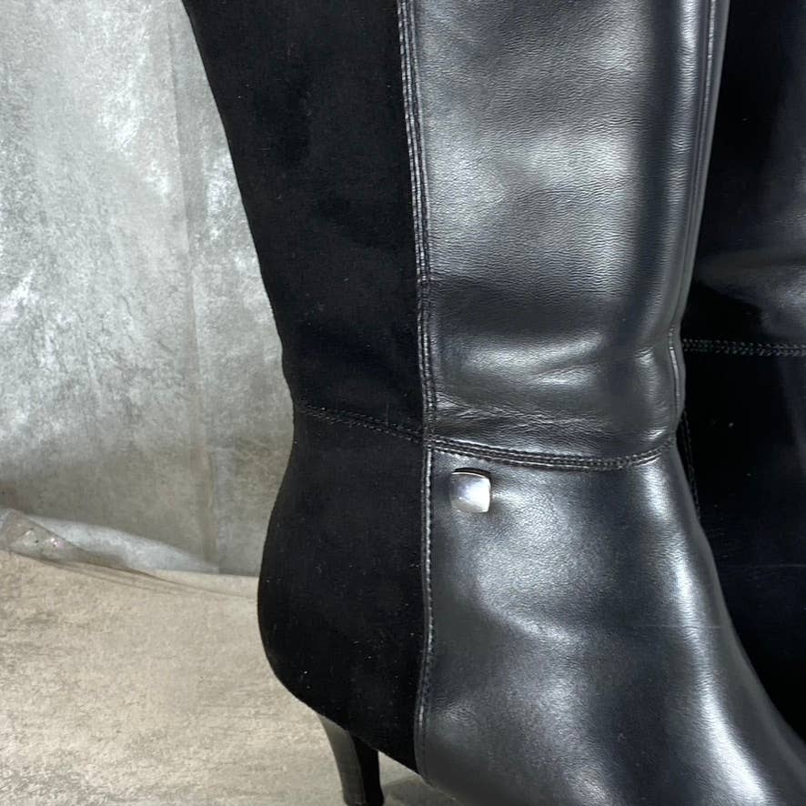 ALFANI Step 'N Flex Women's Black Hakuu Round-Toe Tall Dress Boots SZ 9