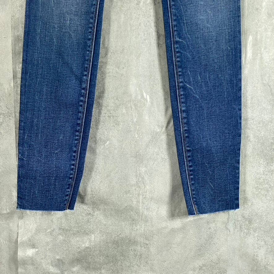 HUDSON Women's Zuma Barbara High-Waist Super Skinny-Leg Raw-Hem Jeans SZ 24