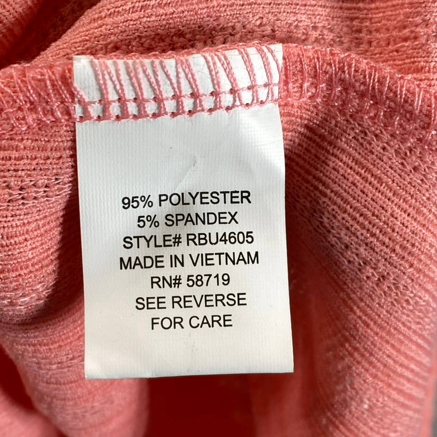 NY COLLECTION Women's Conch Shell V-Neck Triple-Ring Sleeveless Ribbed Tunic Top