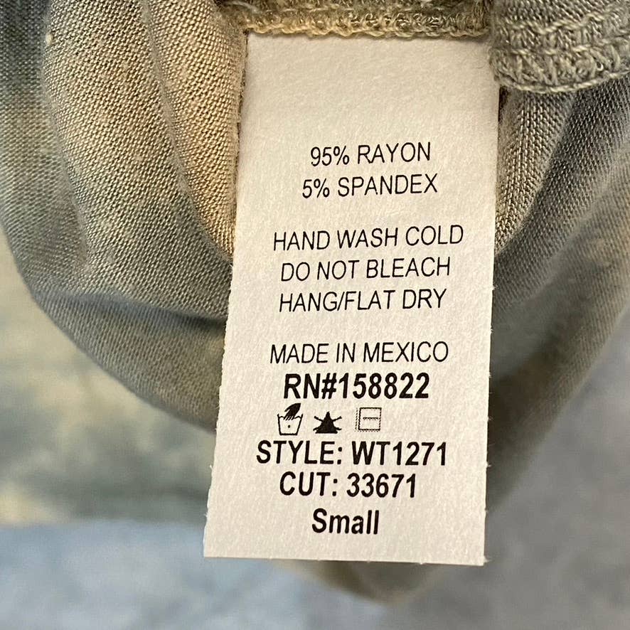 WST CST Women's Taupe Tie-Dye Crewneck Short Sleeve T-Shirt SZ S