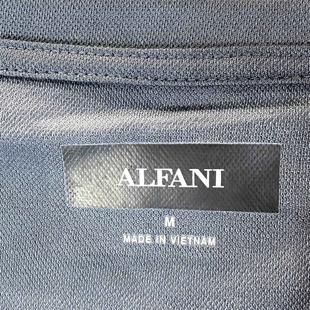ALFANI Men's Dark Lead Regular-Fit Supima Cotton Crewneck T-Shirt SZ M
