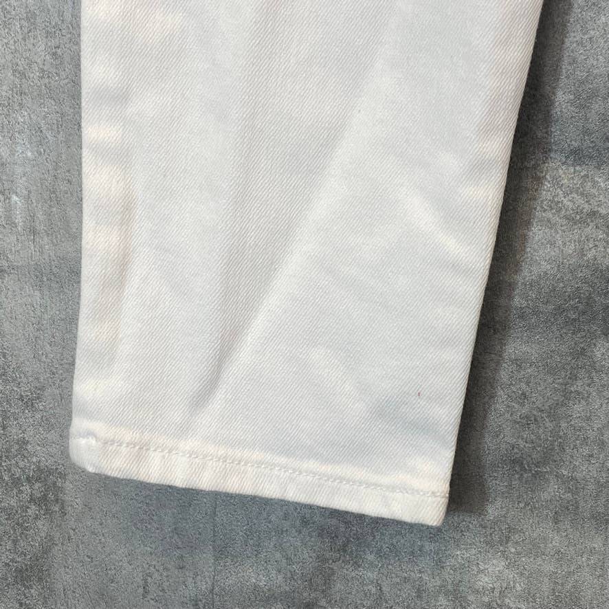 A PEA IN THE POD Women's Maternity White Luxe Secret Fit Belly Skinny Jeans SZ27