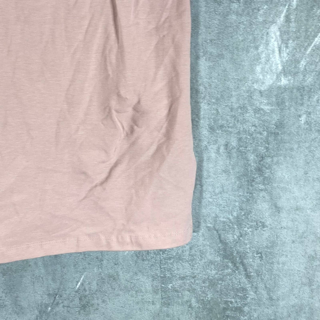 DKNY Men's Dusty Pink Essential Classic-Fit Short-Sleeve Polo Shirt SZ S