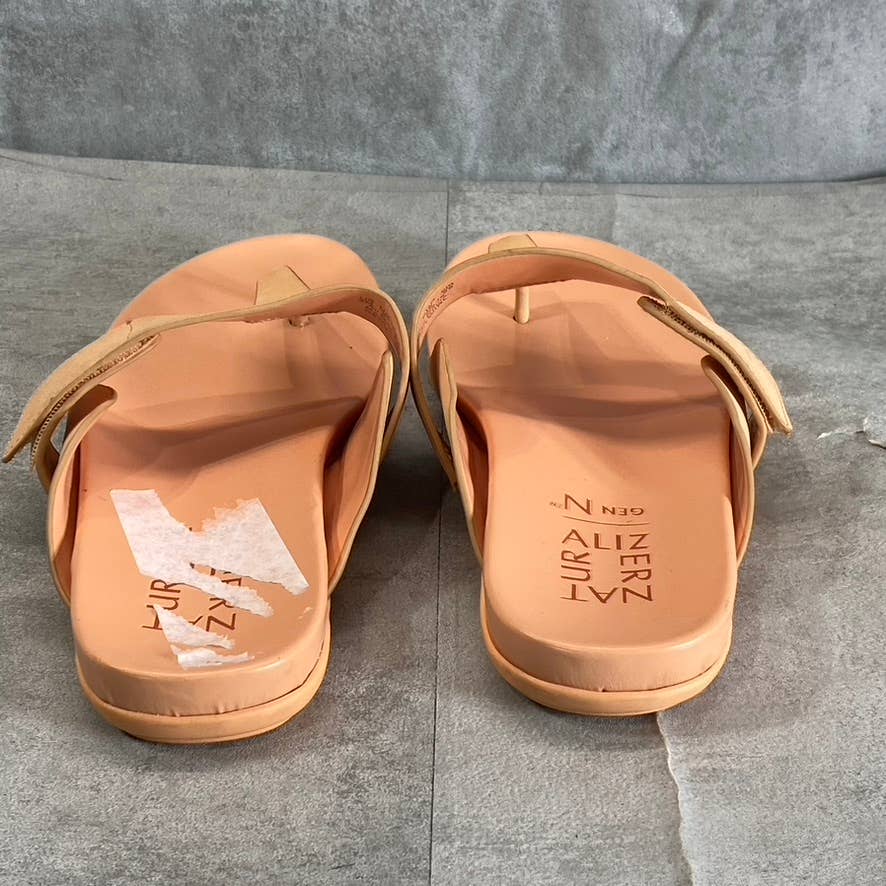NATURALIZER Women's Peach GenN-Twirl Slip-On Thong Sandals SZ 8