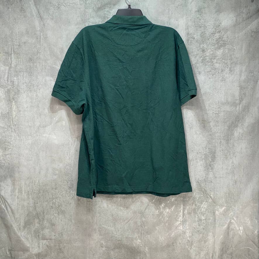 CLUB ROOM Green Classic-Fit Stretch Short Sleeve Polo Shirt SZ 2XL