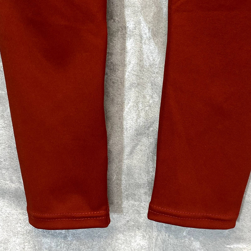 LAUNDRY By Shelli Segal Rust Textured High-Waist Stretch Pull-On Active Leggings SZ S