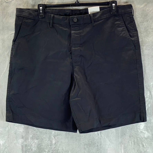 CALVIN KLEIN Men's Black Regular-Fit Chino Shorts SZ 40