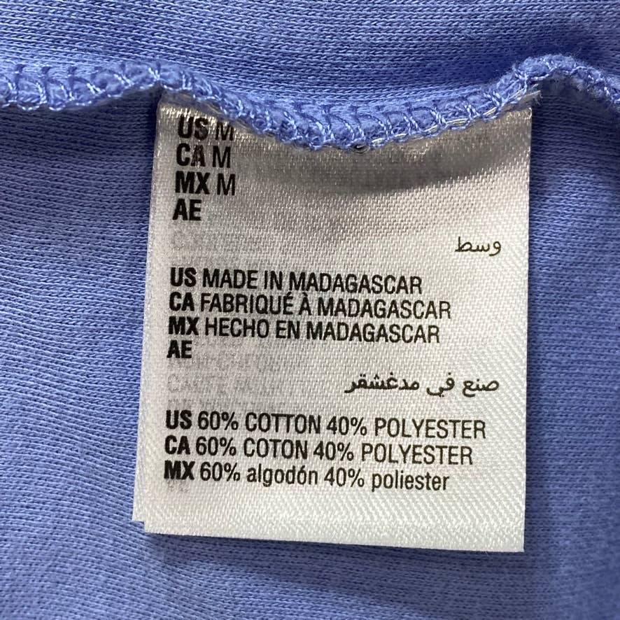 CLUB ROOM Wedgewood Soft Touch Interlock Short Sleeve Polo Shirt SZ M