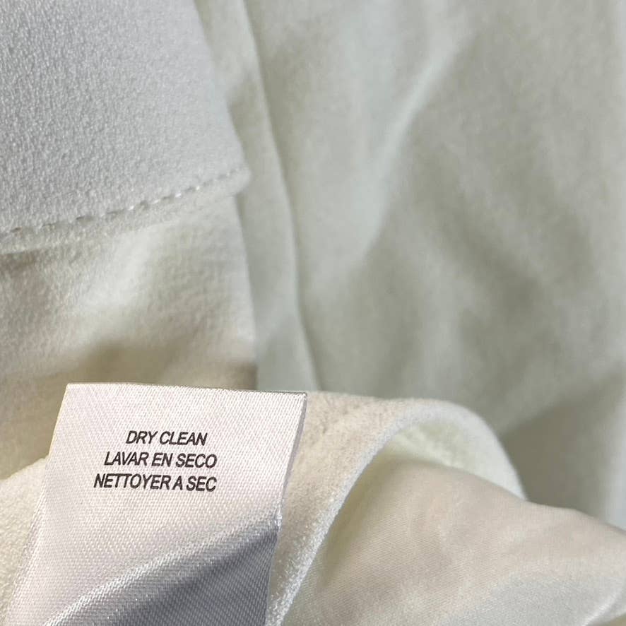 TAHARI ASL Women's Ivory Asymmetrical Belted Wrap Blazer SZ 14