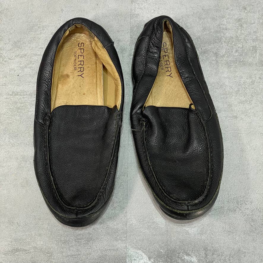 SPERRY Black Hampden Ventian Loafers SZ 12