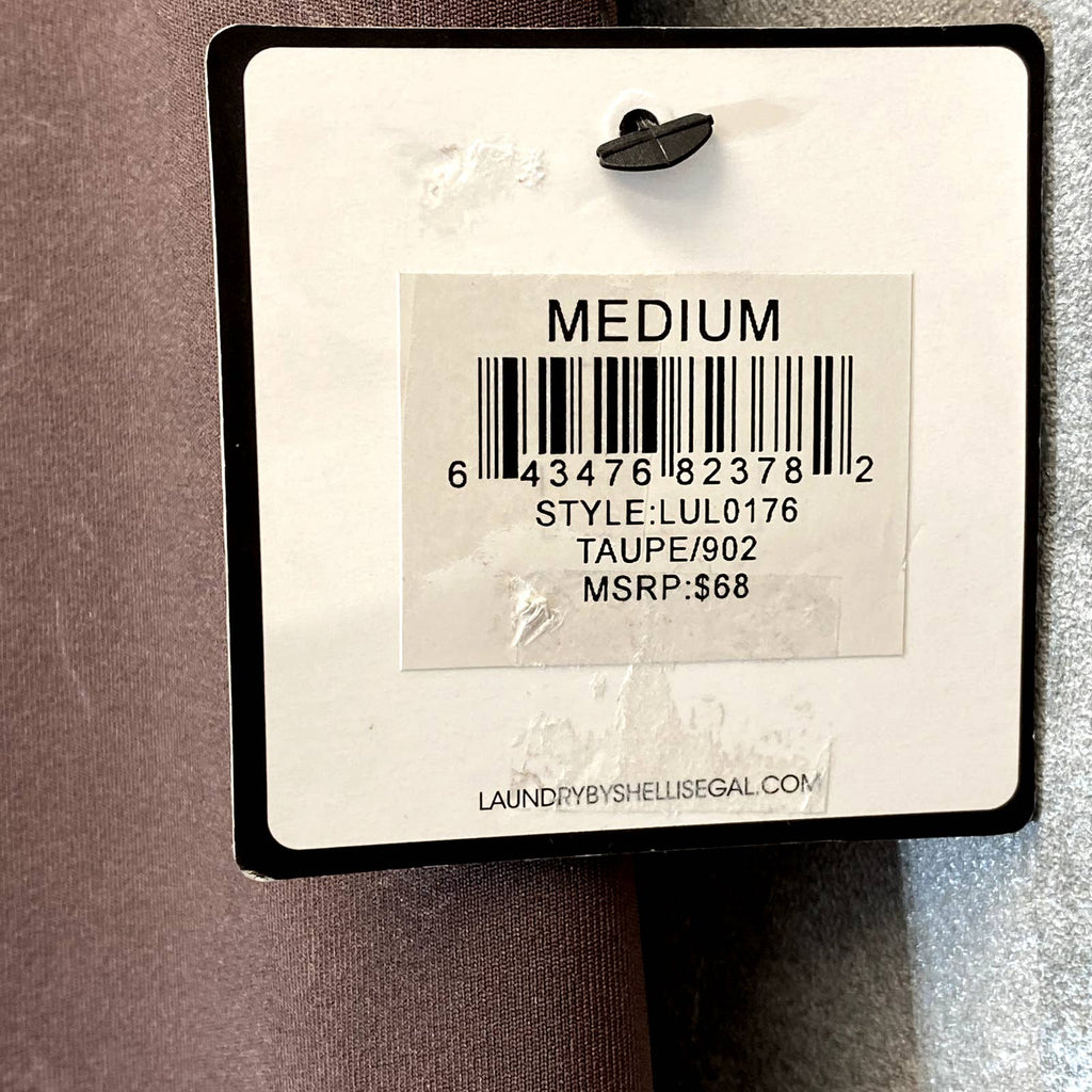 LAUNDRY By Shelli Segal Taupe Printed High-Waist Stretch Active Leggings SZ M