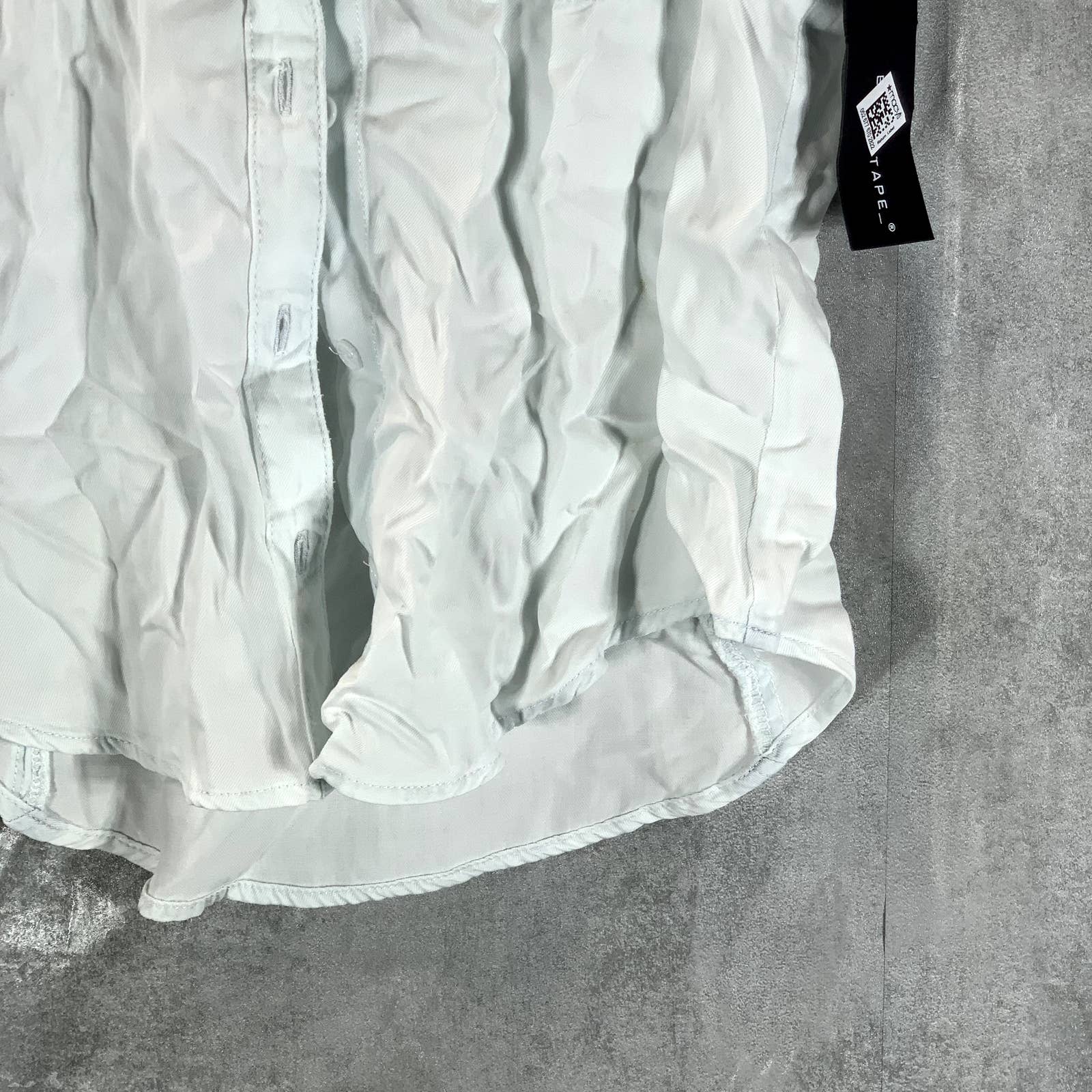 BLACK TAPE Women's Dusty Mint Wash Collared Sleeveless Button-Front Top SZ XS