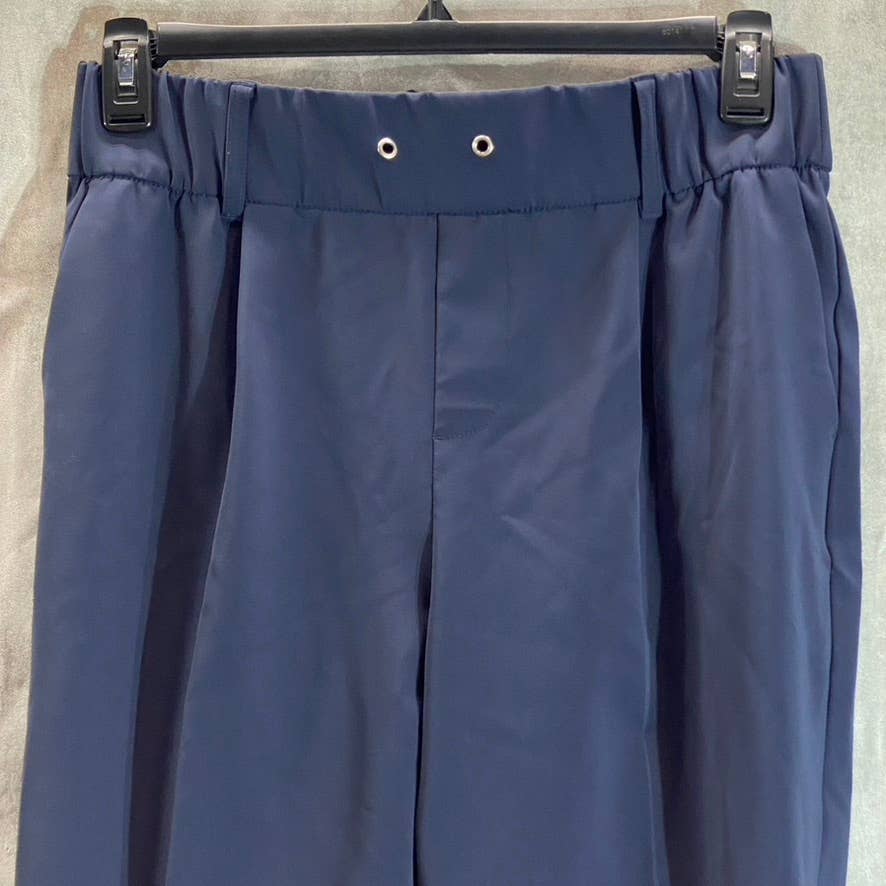 ATM Women's Navy Anthony Thomas Melillo Twill Pull-On Pants SZ M