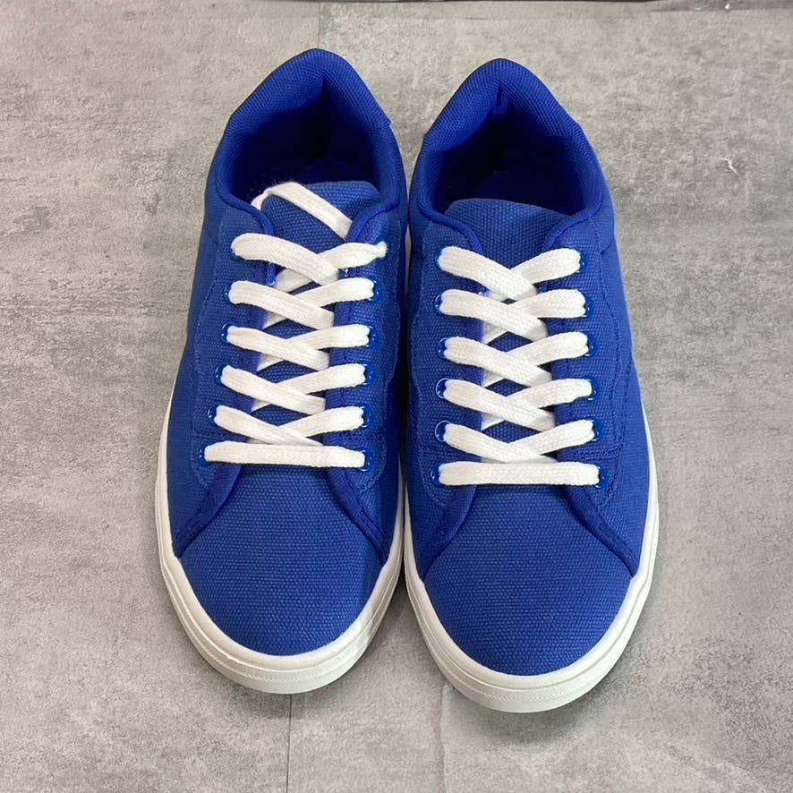 JOURNEE COLLECTION Women's Blue Jennings Lace-Up Foam Platform Sneakers SZ 6