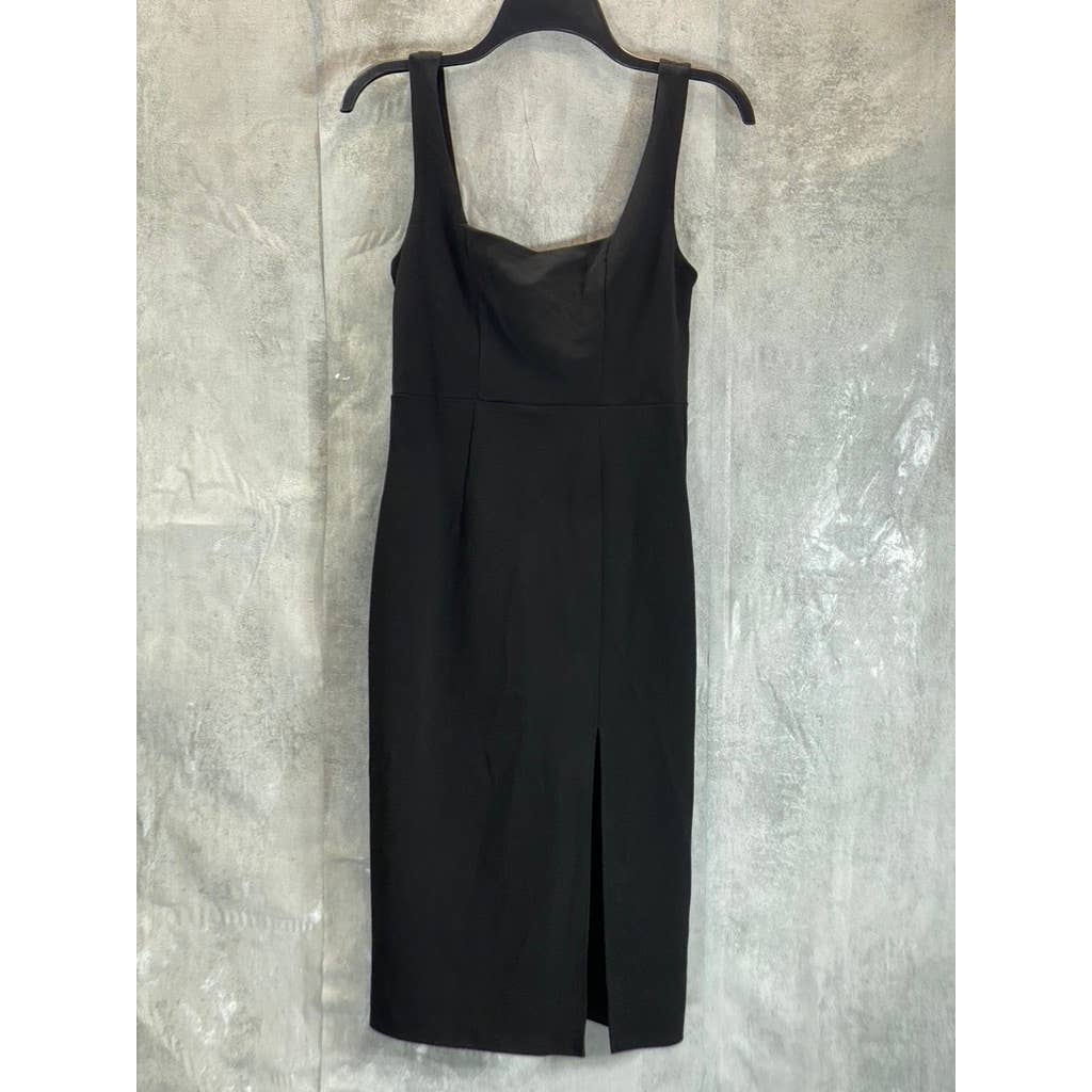 SPEECHLESS Juniors' Black Square-Neck Pullover Bodycon Knee-Length Dress SZ XS