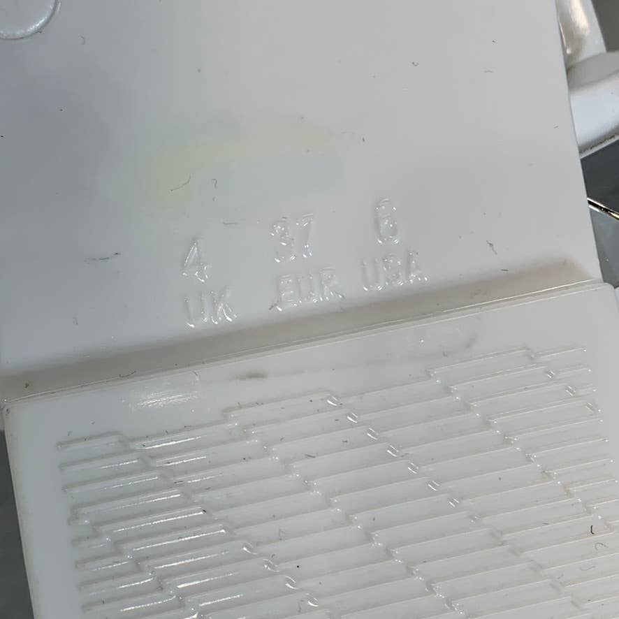 STEVEN NEW YORK Women's White Aleena Studded Square-Toe Sandals SZ 6