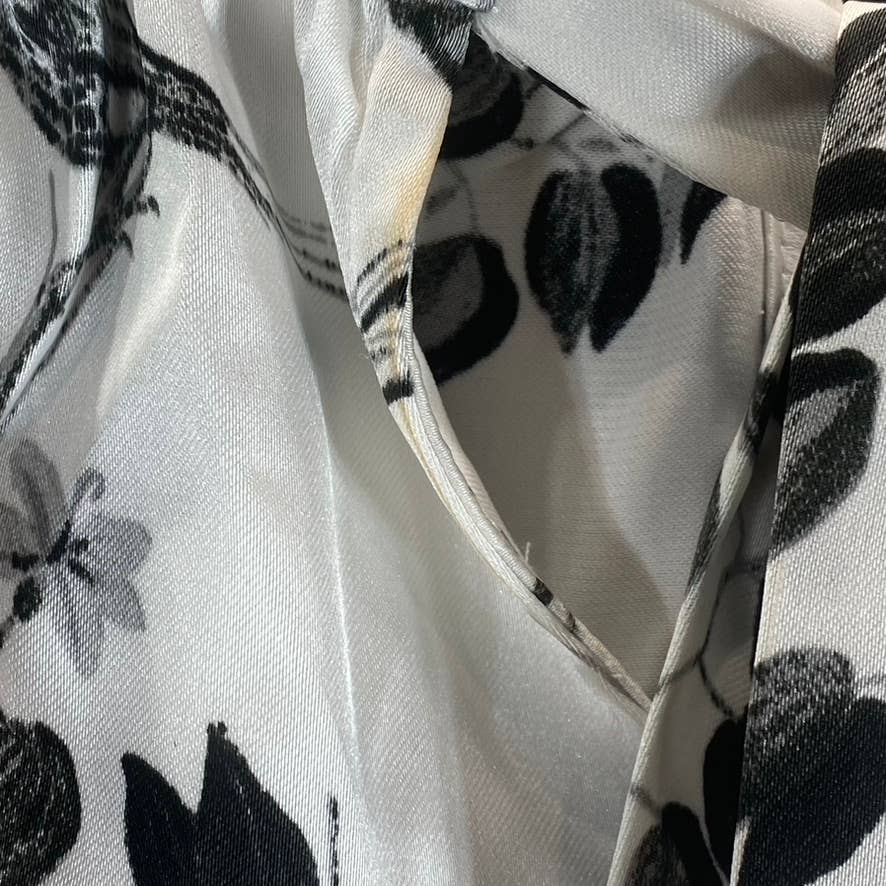 INC INTERNATIONAL CONCEPTS Women's Raina Gardens Printed Keyhole Halter Top SZ M