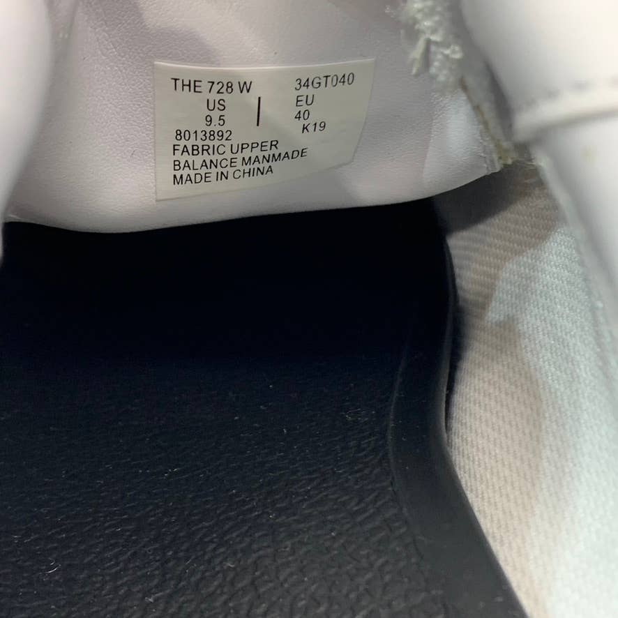 GOATS Women's White Canvas The 728 Cross Straps Platform Slip-On Sneakers SZ 9.5