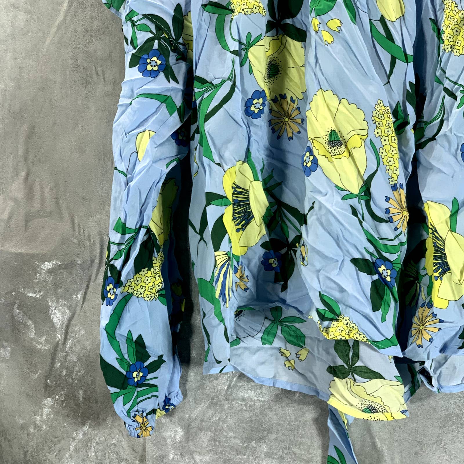 INC INTERNATIONAL CONCEPTS Women's Mabel Bouquet Ruffled Floral-Print Top SZ XL