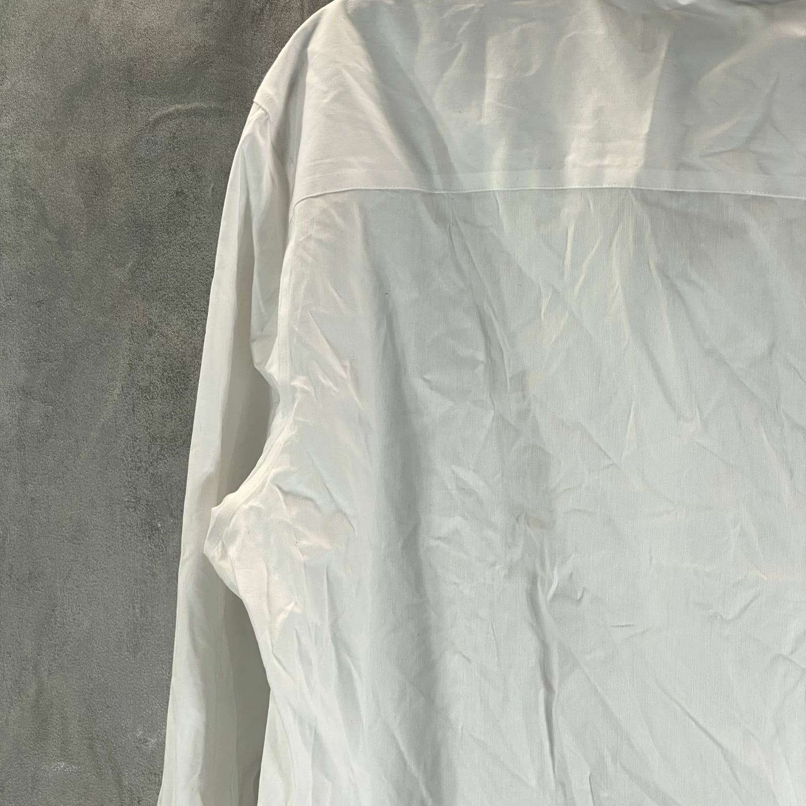 ALFANI Men's White Slim-Fit 2-Way Stretch Button-Up Long-Sleeve Dress Shirt SZXL