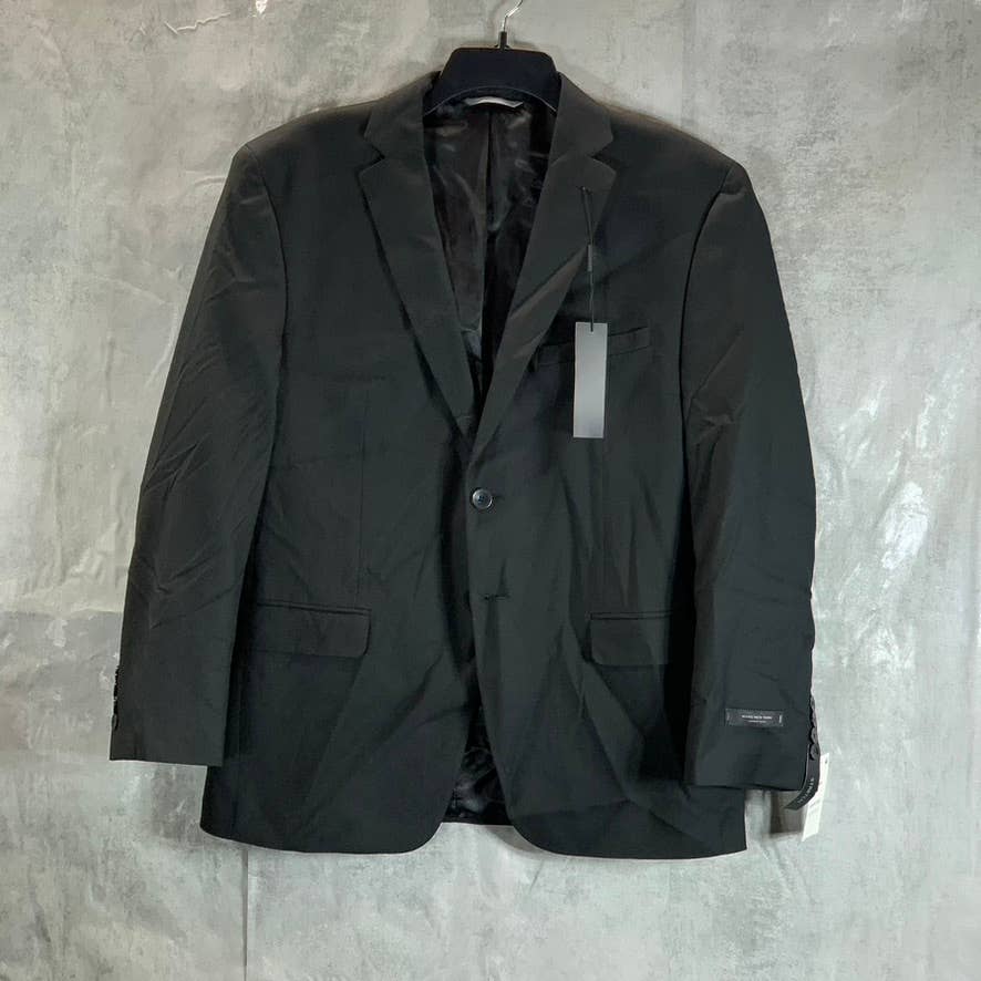 MARC NEW YORK Men's Black Short Modern-Fit Two-Button Suit Jacket SZ 40S