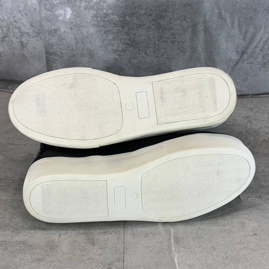 ECKO RED Women's Black Nomi Faux-Fur Lace-Up Platform Boots SZ 7