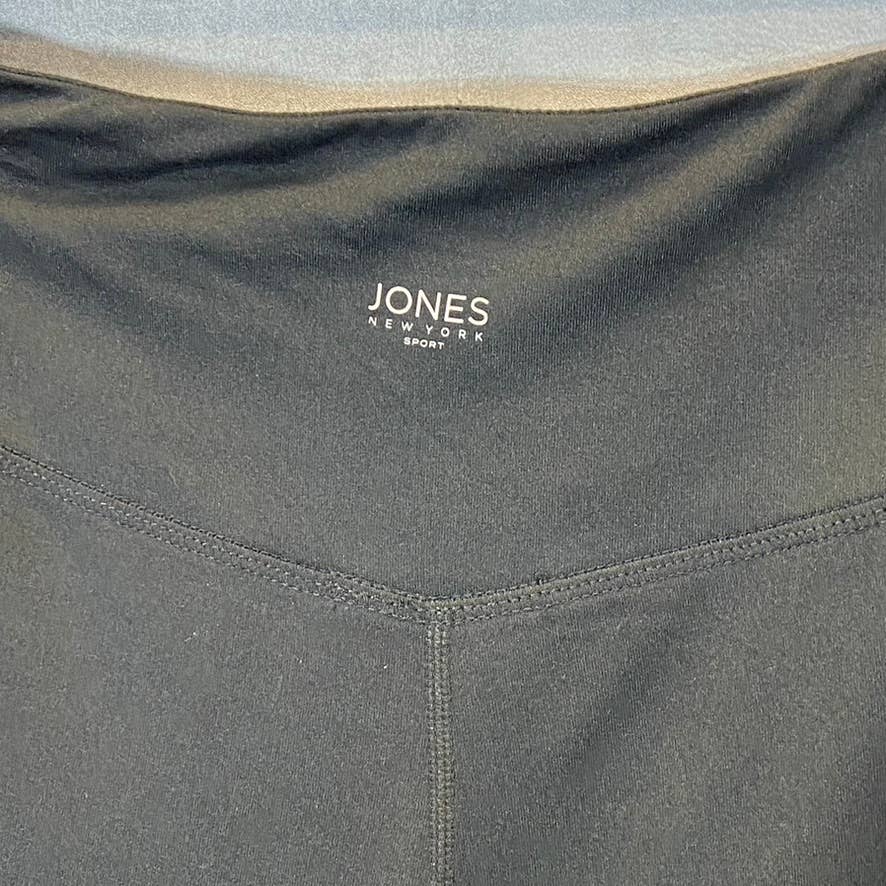 JONES NEW YORK Women's Solid Black Stretch Pull-On Jogger Pants SZ M